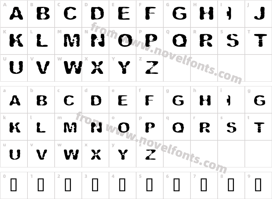 VipertuismCharacter Map