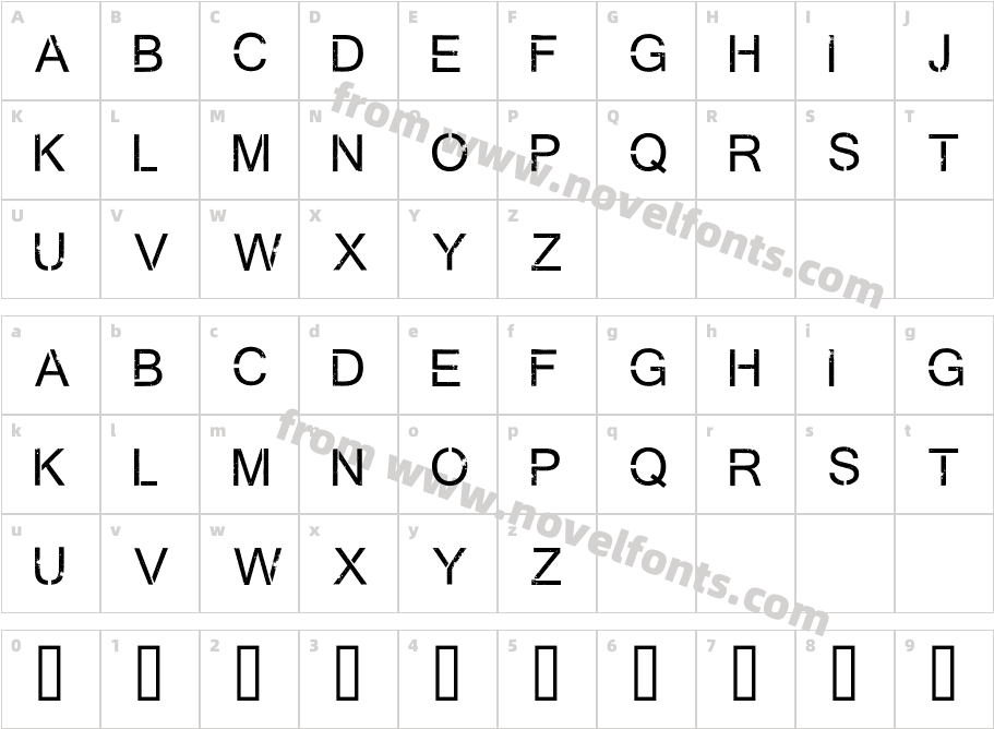 Virtual BlissCharacter Map