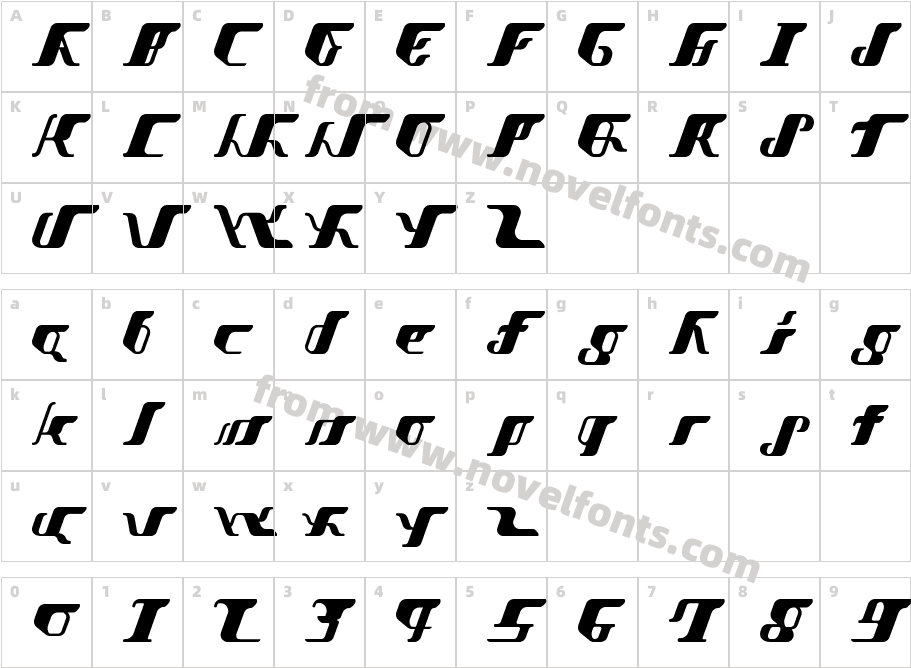 Vitesse SemiBoldCharacter Map