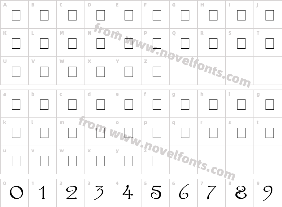 Vityaz cyrCharacter Map