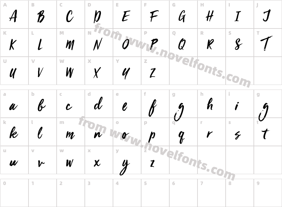 Viva BeautifulCharacter Map