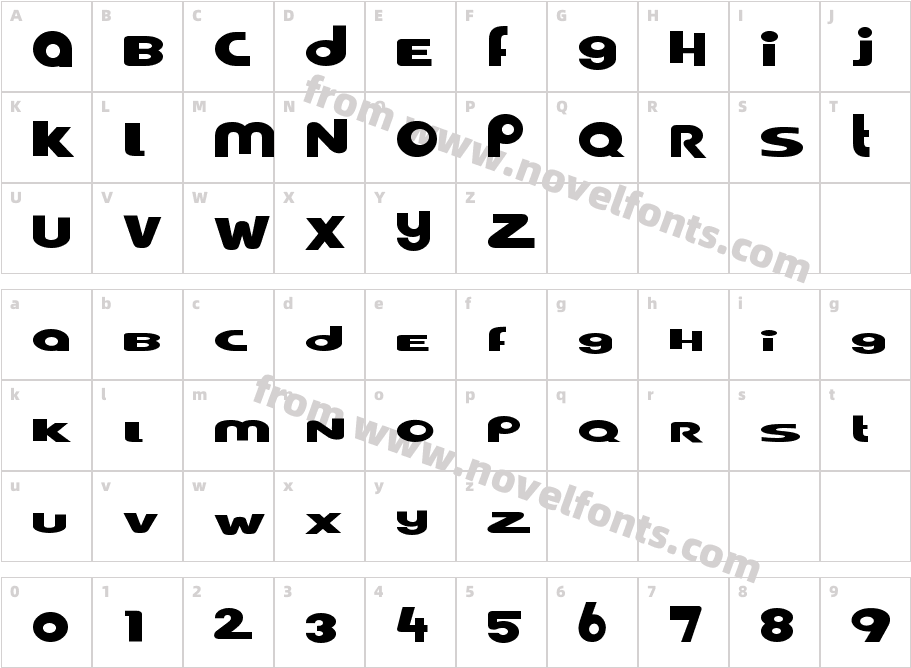 Dooper WhooperCharacter Map