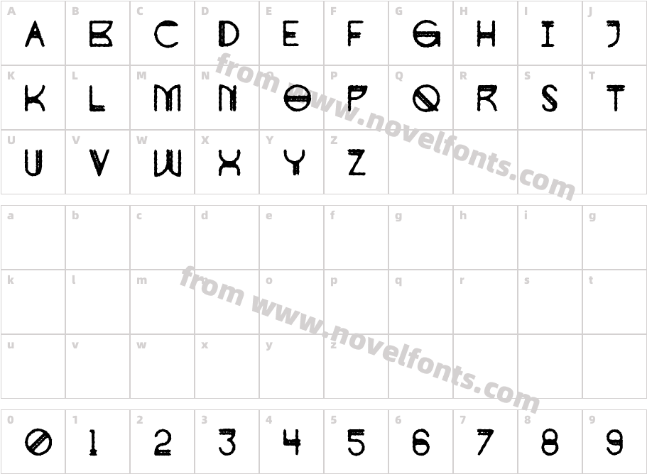 DoppelquerCharacter Map