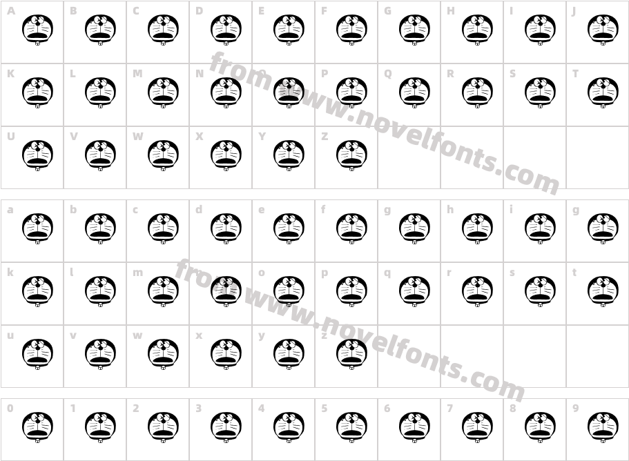 DoraemonCharacter Map