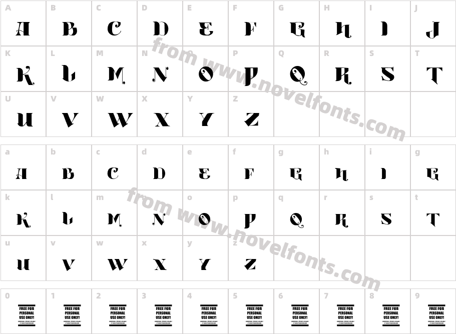 Vtks BoutiqueCharacter Map