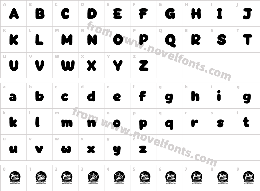 WEROTH Personal UseCharacter Map