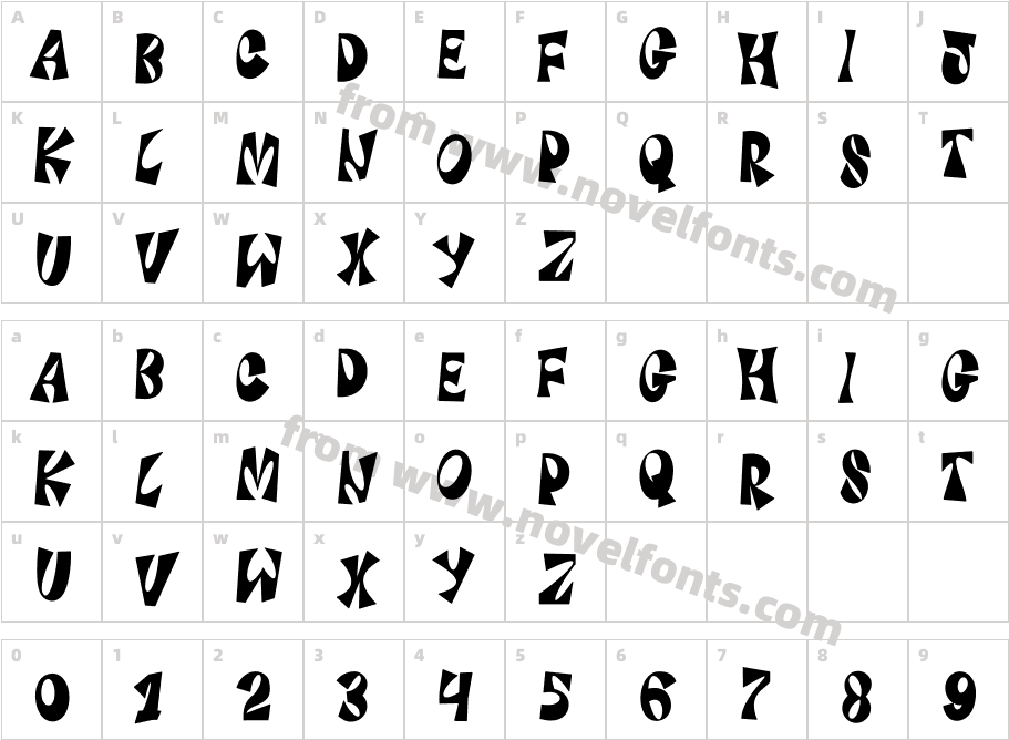 Adalien SoftCharacter Map