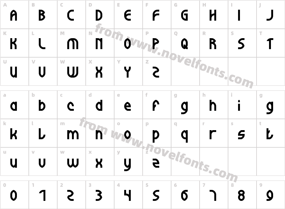 WIJAYA FRESHCharacter Map