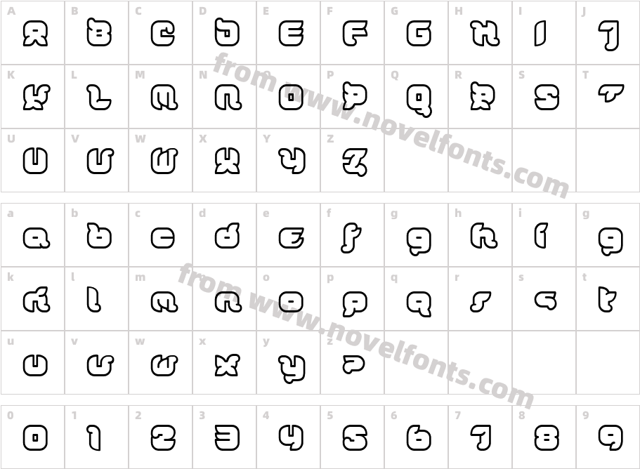 DorisOrangeJuicyCharacter Map