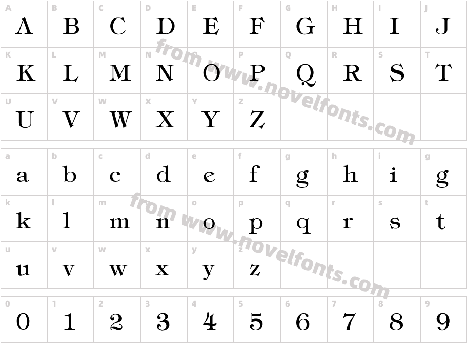 Dormeua-ThinCharacter Map