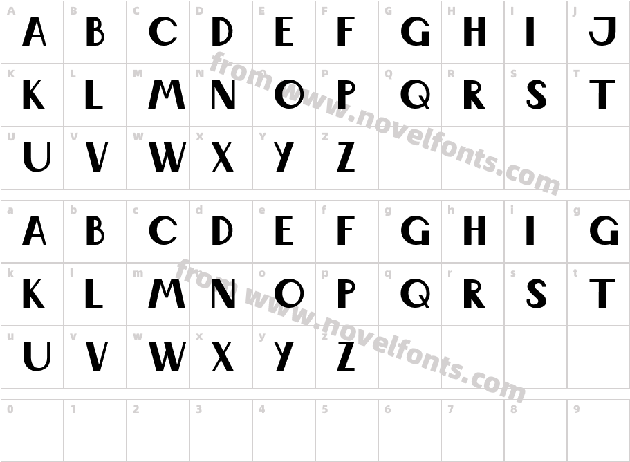 WabeneCharacter Map