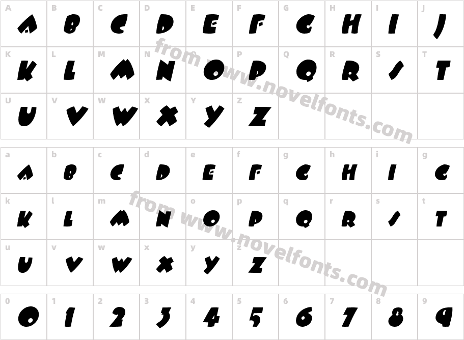 Wampum  ItalicCharacter Map