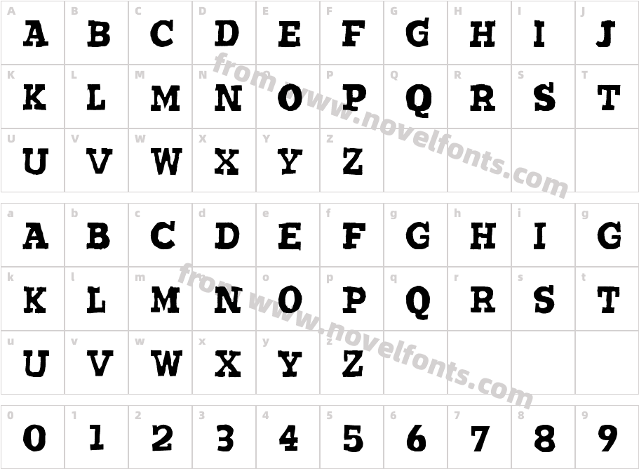 WantedoCharacter Map