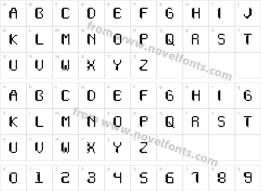 Wapikselo 042015Character Map