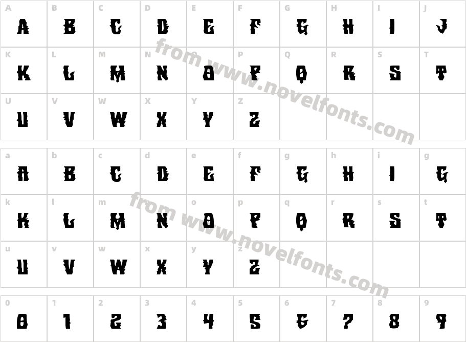 Warlock's Ale ExpandedCharacter Map