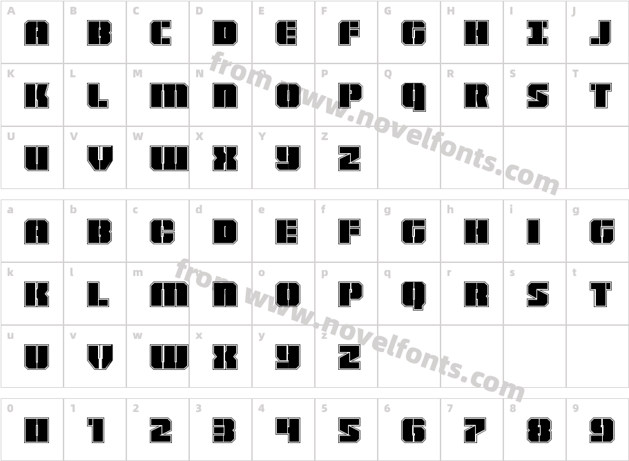 Warp Thruster Academy RegularCharacter Map