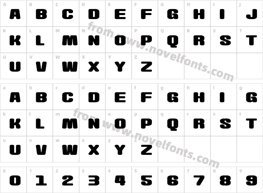 Wasabi-Gum__GCharacter Map