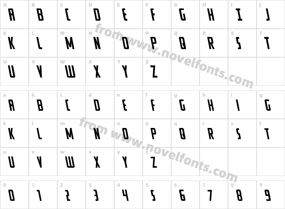 Watchtower LeftalicCharacter Map