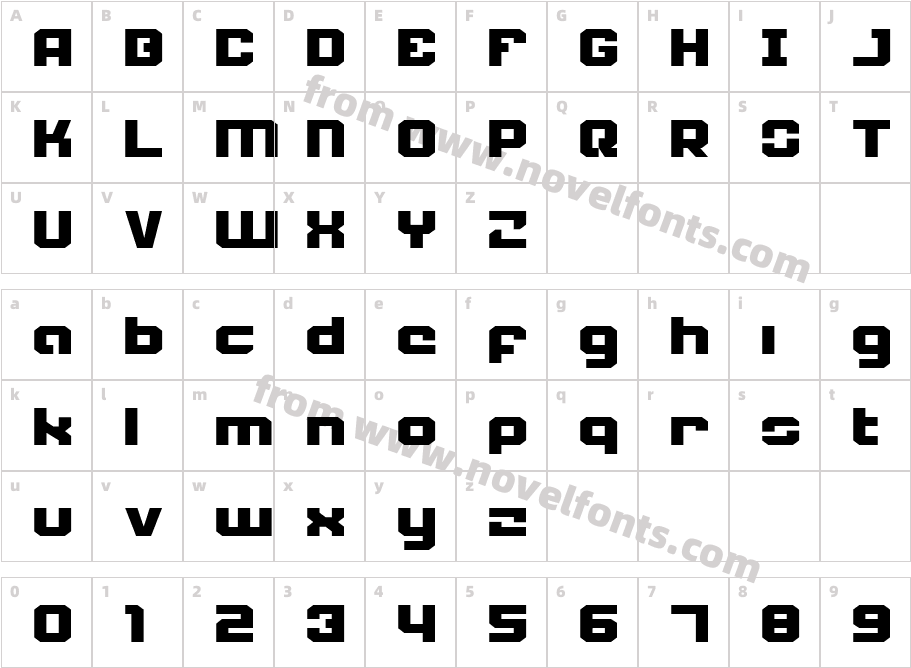 Weaponeer ExpandedCharacter Map