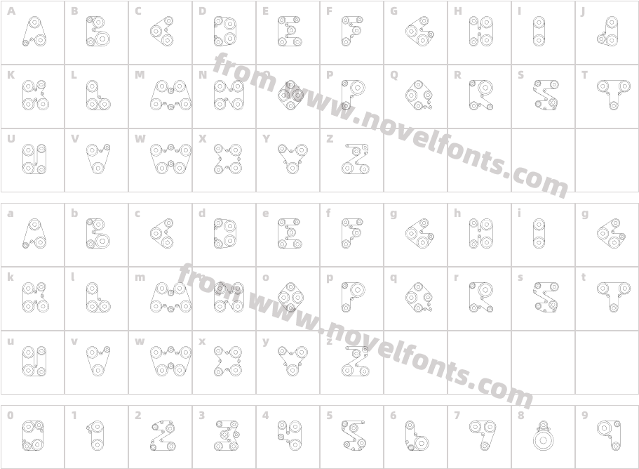 WebPressCharacter Map