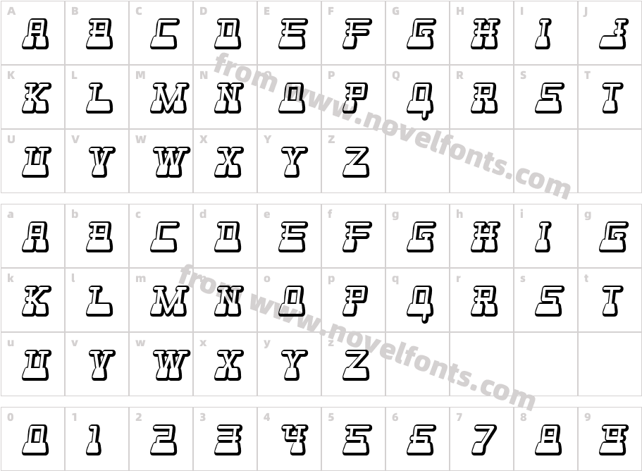 Webster WorldCharacter Map