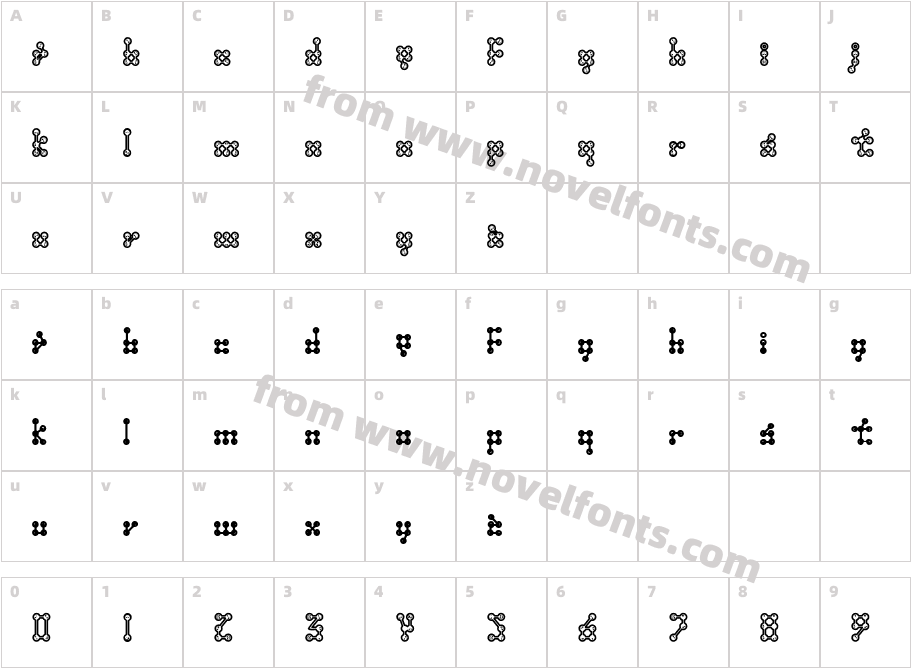 WednesdayCharacter Map