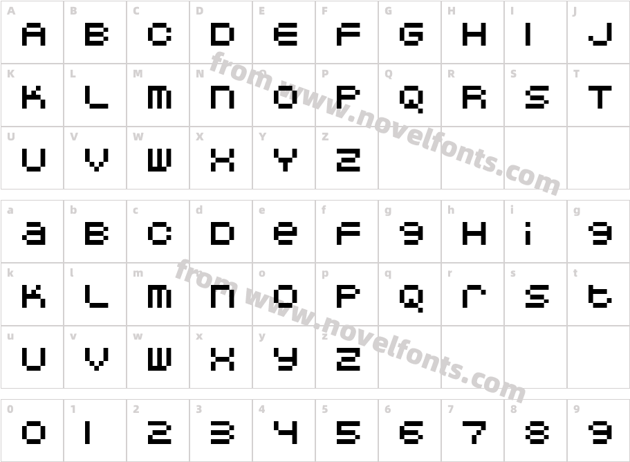 DoubleOhOneCharacter Map