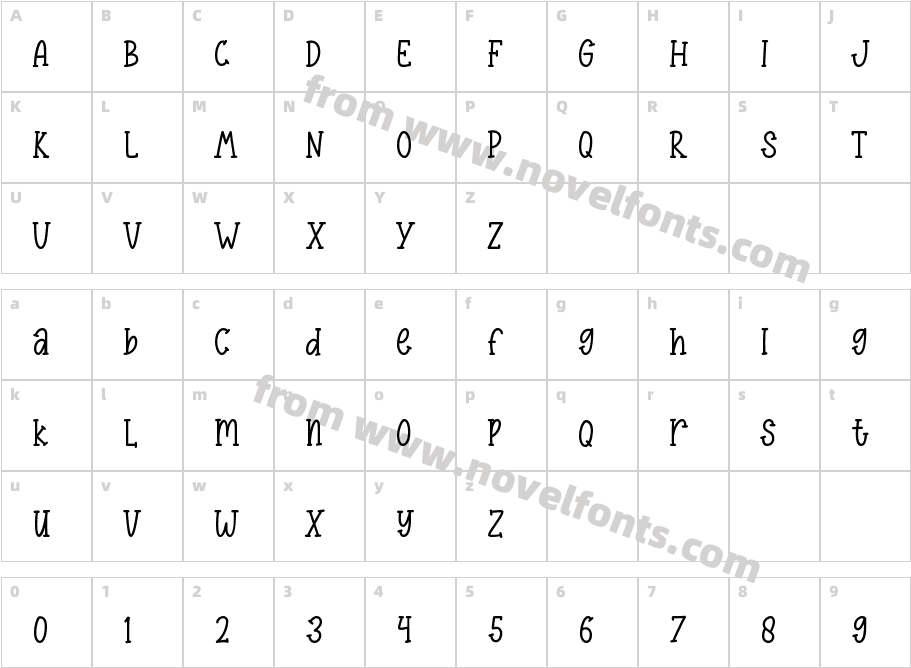 WelcomeAutumnRegularCharacter Map