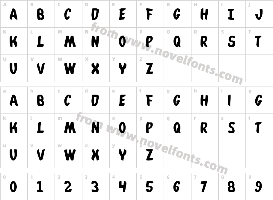 WhatafontCharacter Map