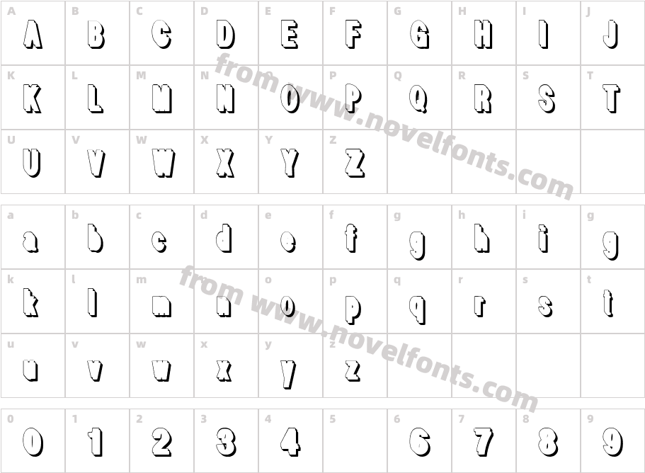 White FreeCharacter Map