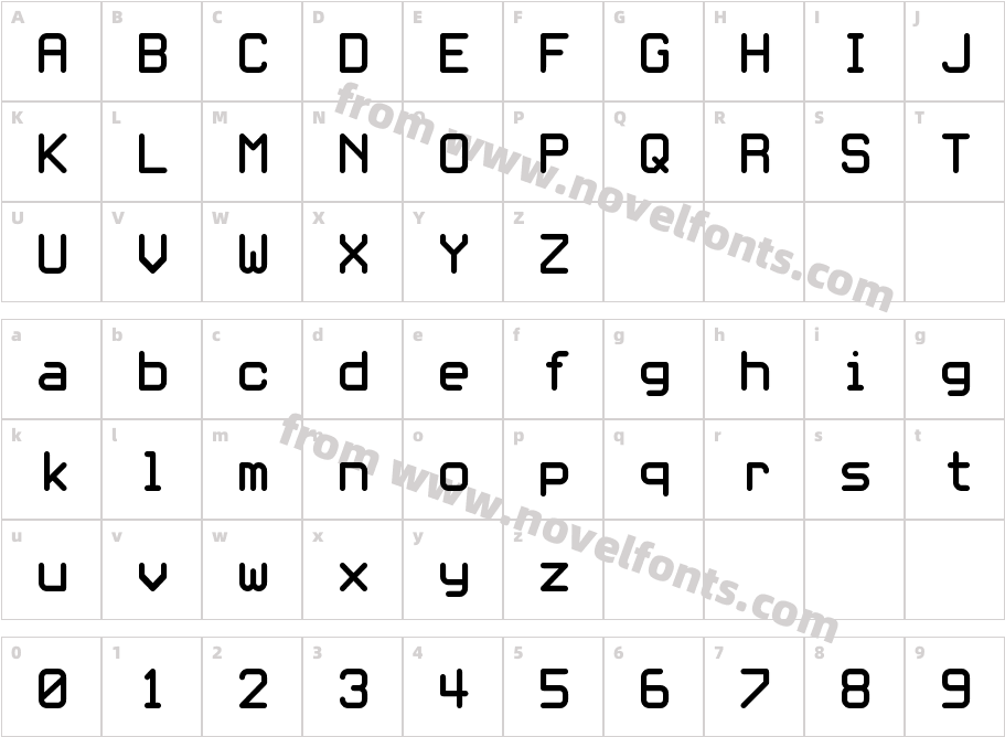 White RabbitCharacter Map