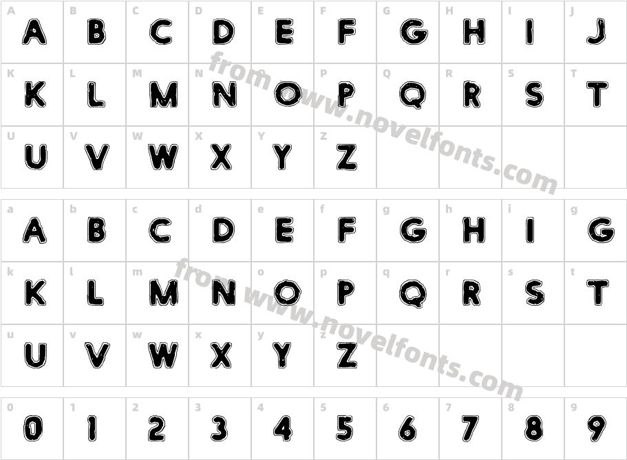 White SubmarineCharacter Map