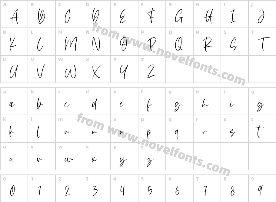 White SunlightCharacter Map