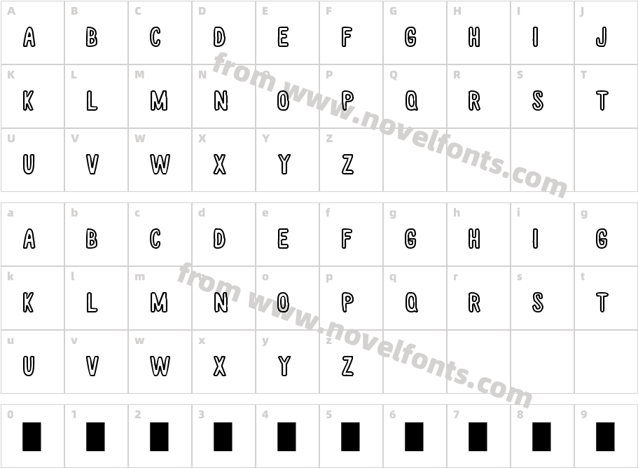 White wood HollowCharacter Map