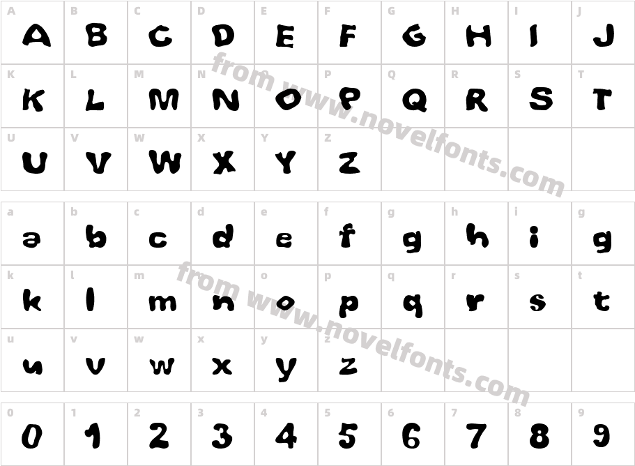 WhoobubCharacter Map