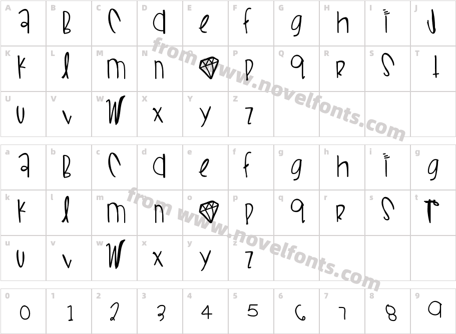 WifiLoveBooCharacter Map