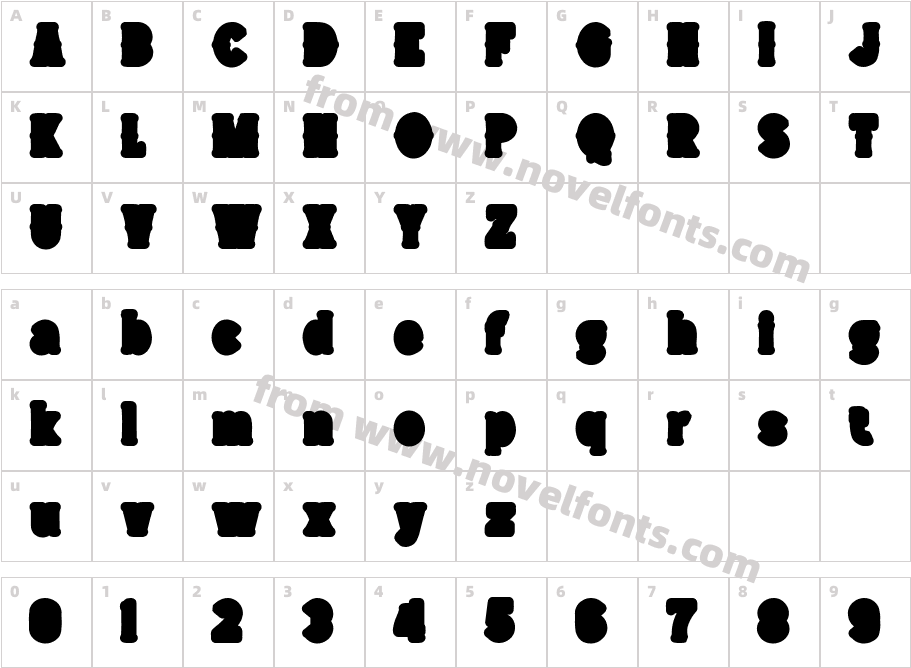 Wild Bandit ExtrudeCharacter Map