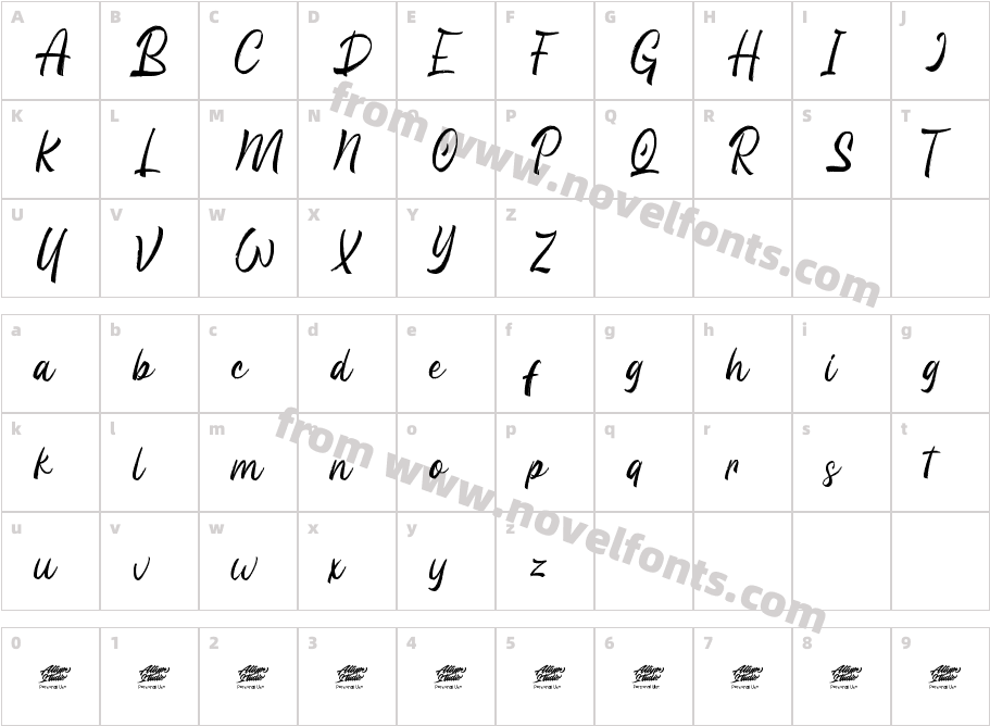 Wild Grook Personal UseCharacter Map