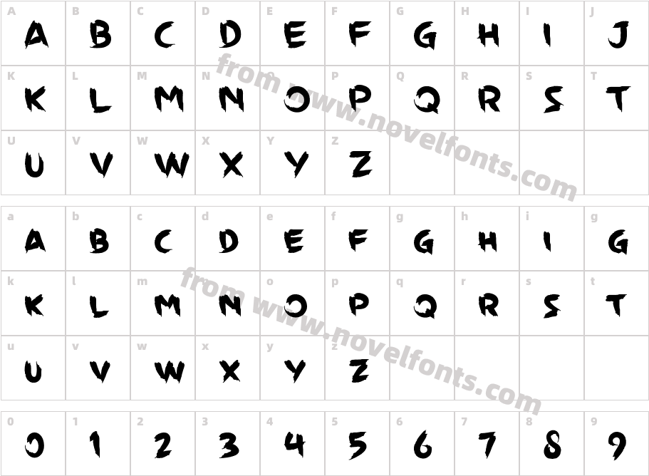 WildyzerRegularCharacter Map