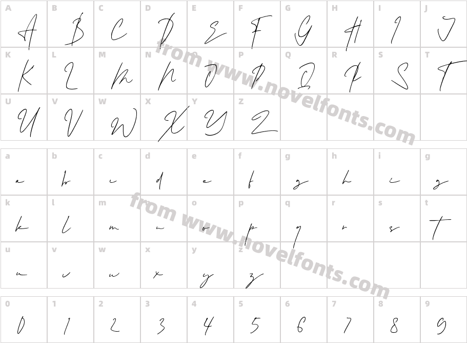 Winderlust Personal Use Only !!Character Map