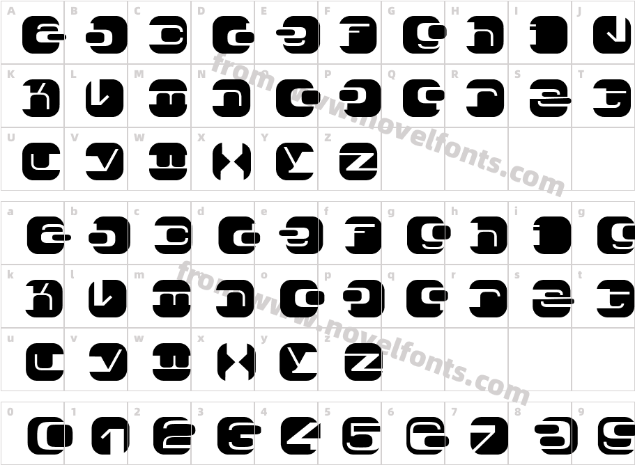 WindowXCharacter Map