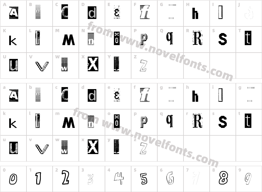 Windows BrokenCharacter Map