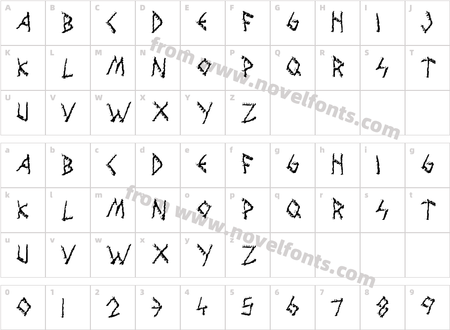 Wolves EngravenCharacter Map