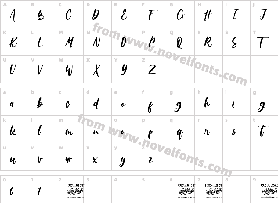 WondilettaCharacter Map