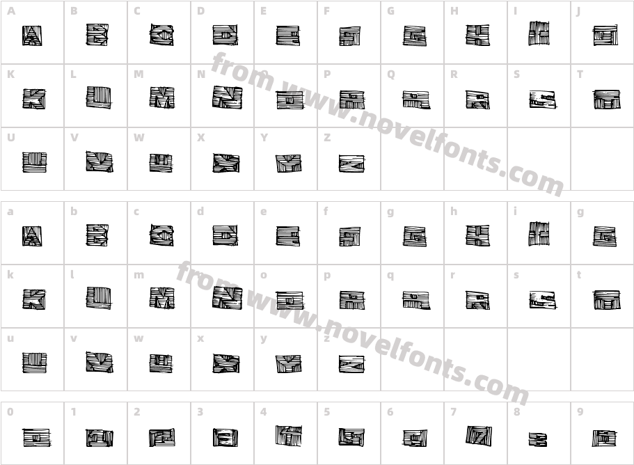 WoodblockCutterCharacter Map