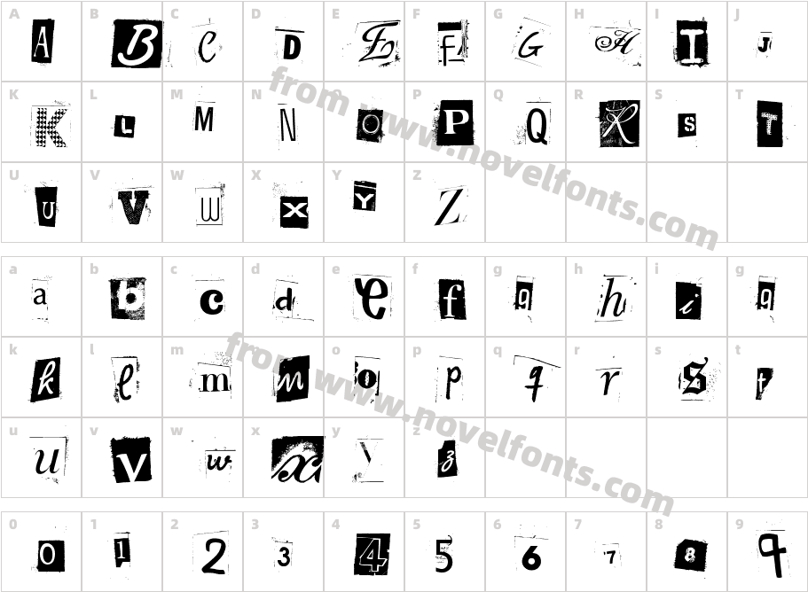 Woodcutter Anonymous part 2Character Map