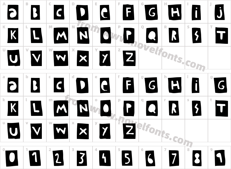 Woodcutter NegativeCharacter Map