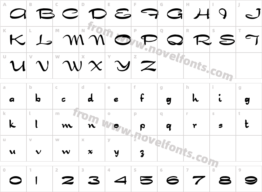 Dragonwyck-Condensed BoldCharacter Map