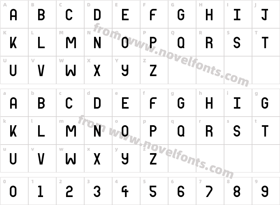 WoodhouseCharacter Map