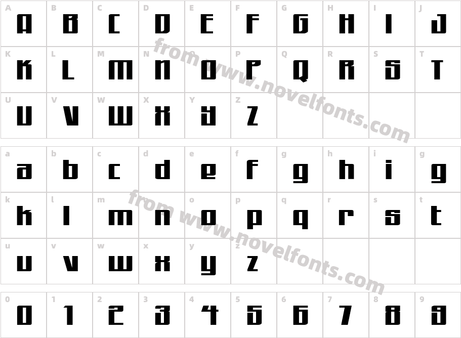 WorkingMan ExtendedCharacter Map